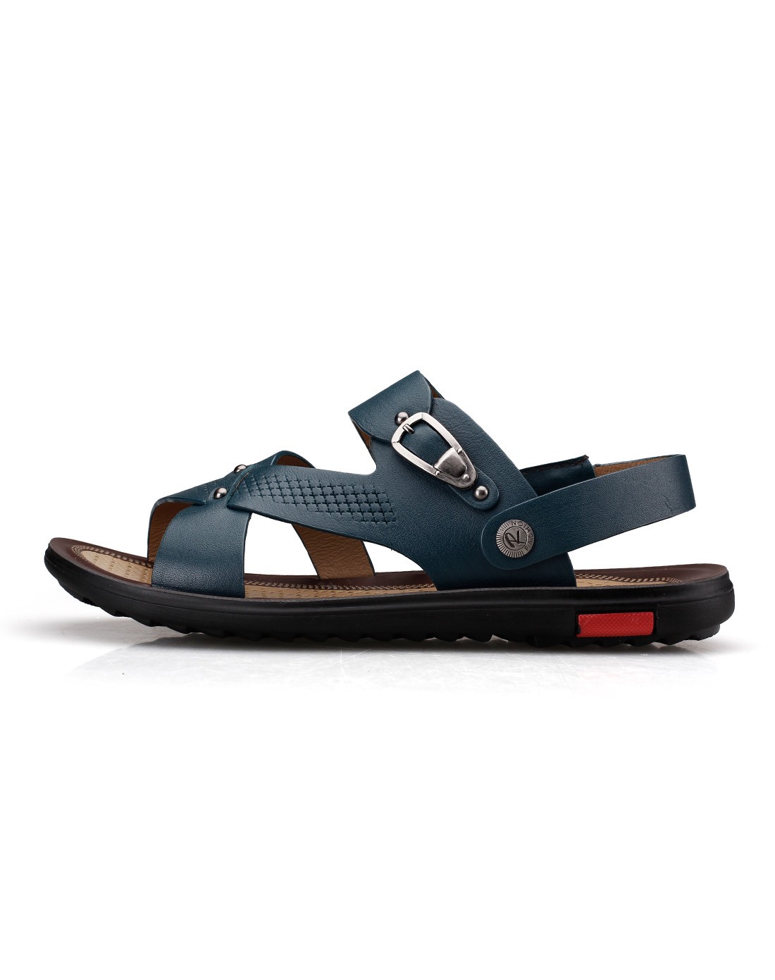 男款2015唯品专供宝蓝色舒适清凉干爽两穿沙滩鞋