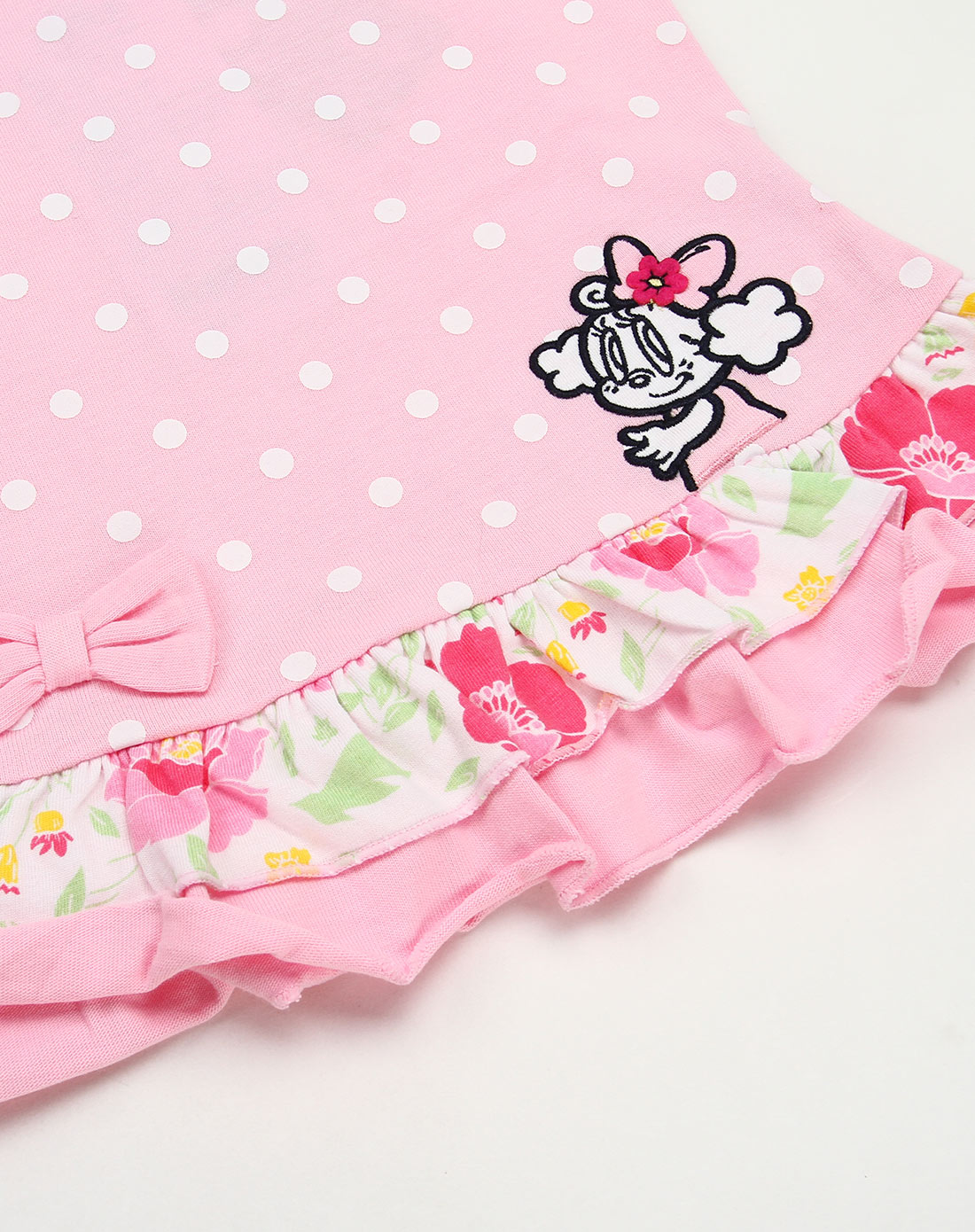 巴布豆bobdog小童服饰专场女童粉点可爱套装b42zz522130_唯品会