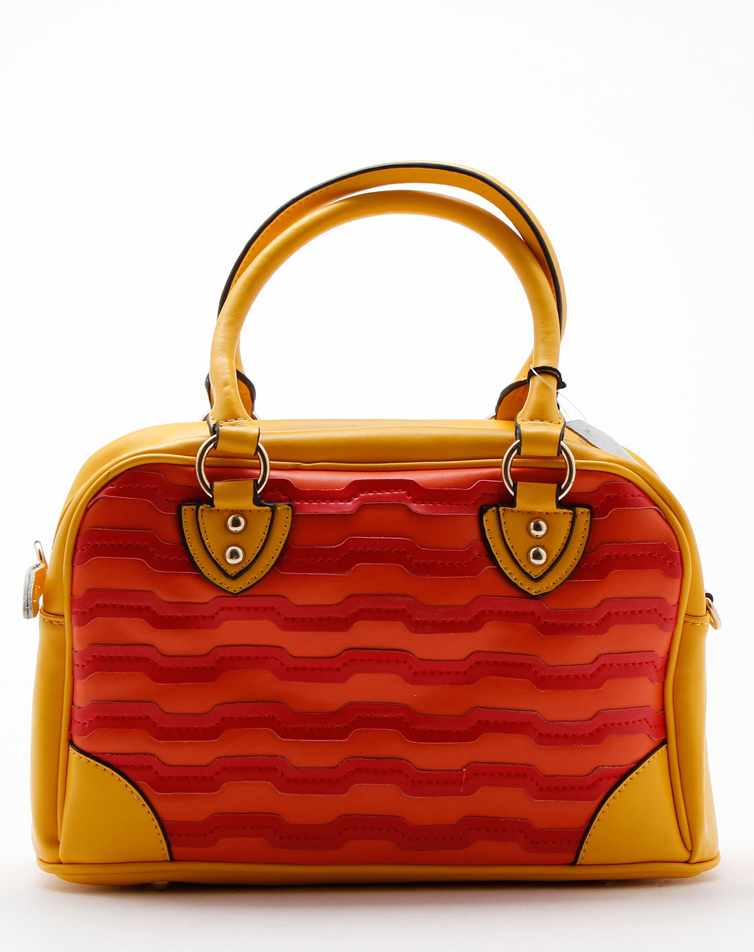 黑桃皇后queen spade女包专场-休闲女式黄色牛皮包