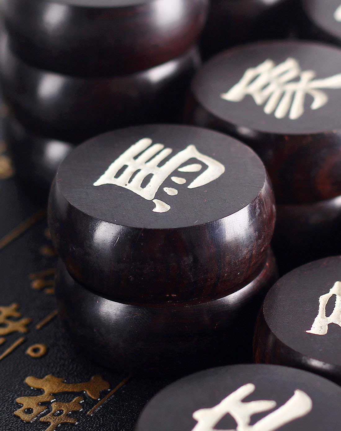 精选黑檀木大象棋