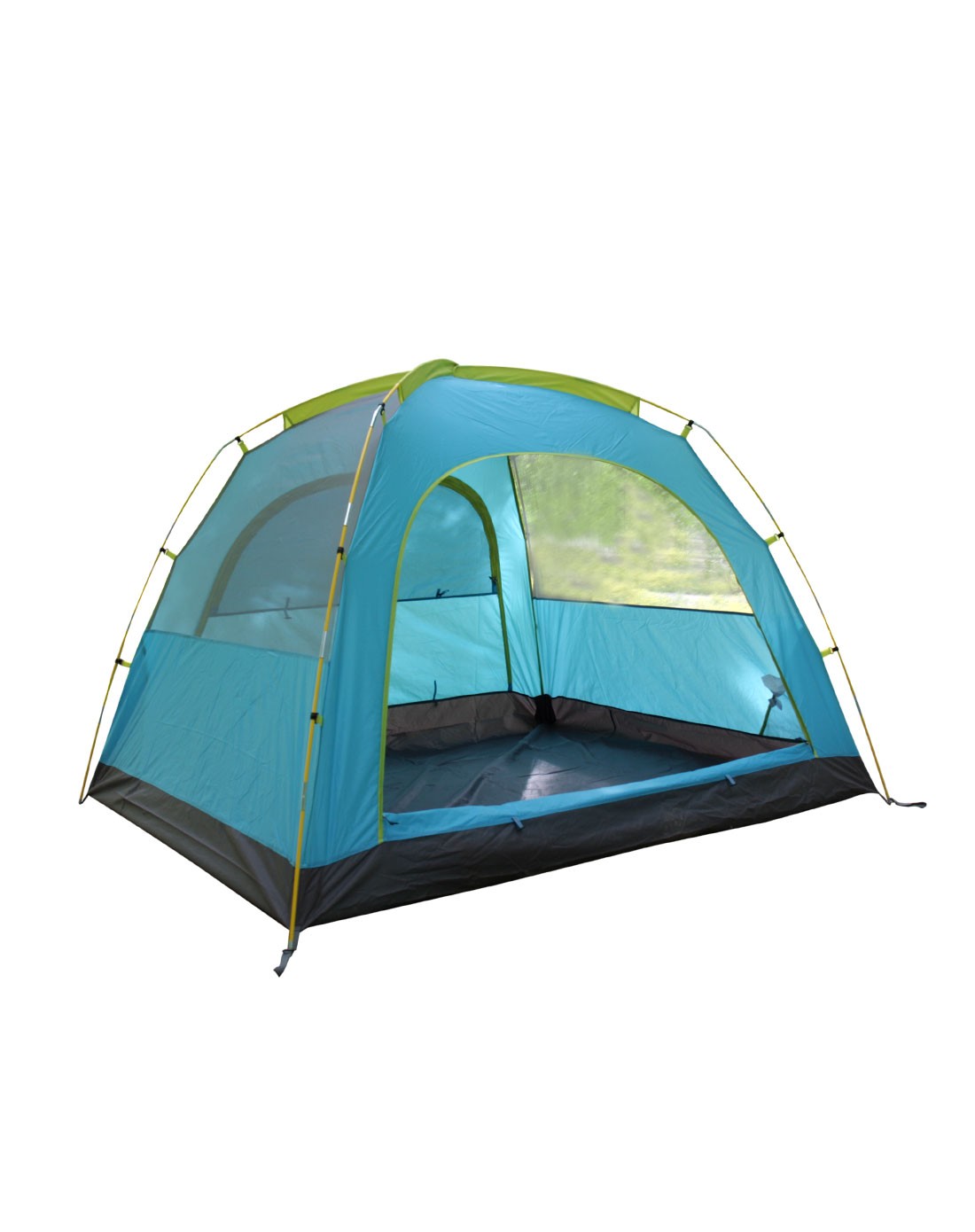 思凯乐 中性款祖母绿色风景线iv-3人双层帐篷