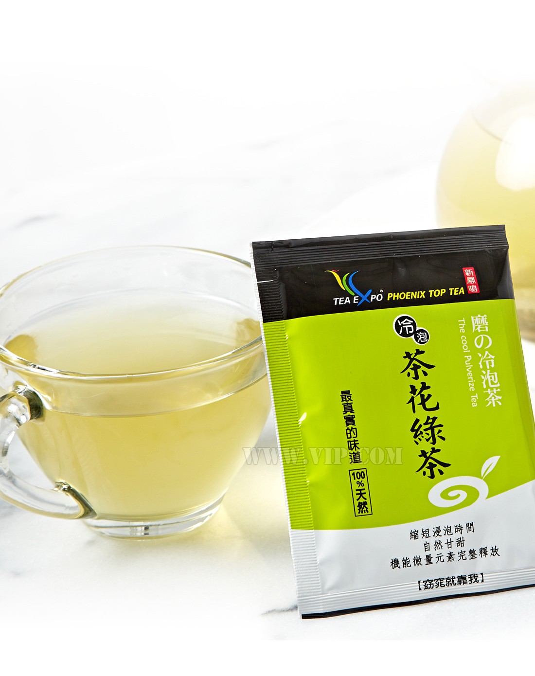 > 【窈宨美魔女】台湾冷泡茶 茶花绿茶 30包