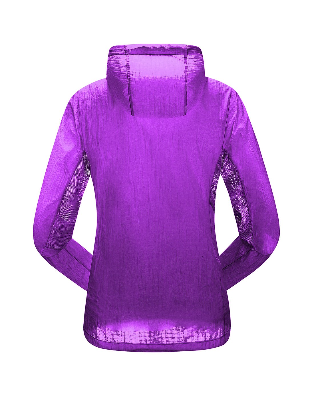 星石途 超轻防晒 女款紫色皮肤风衣 连帽长袖