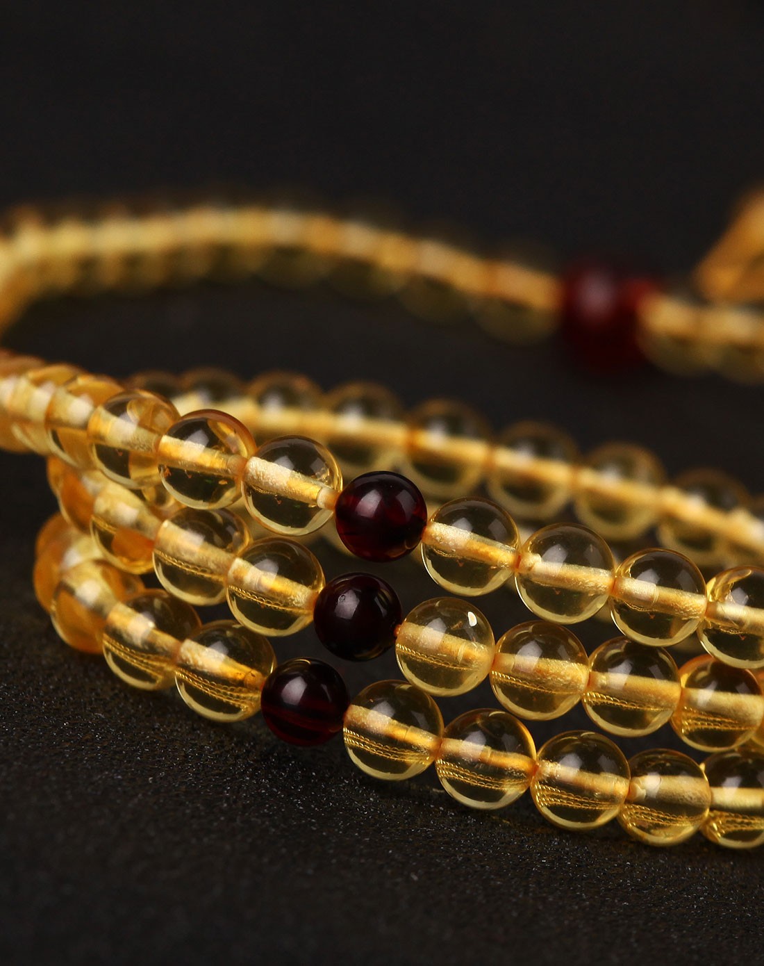 独家发售极品经典108颗天然琥珀金珀手链6-6.5mm
