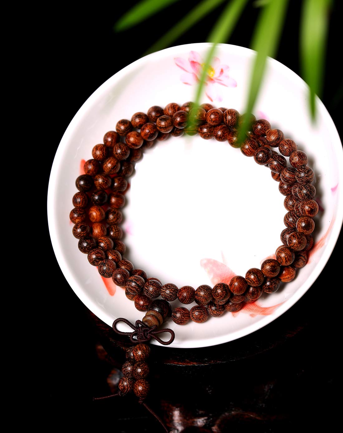 精品虎皮檀串珠手串108颗 6mm