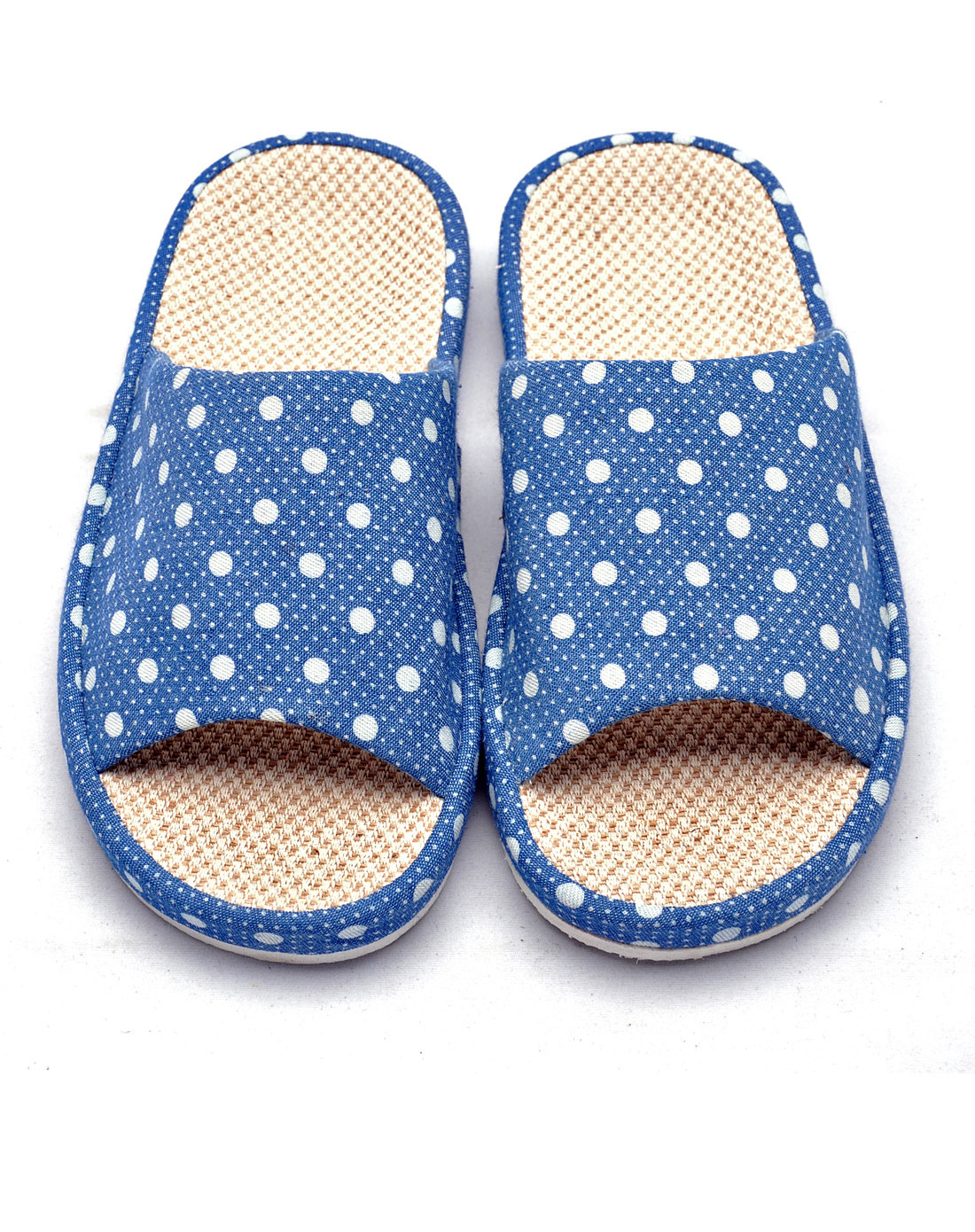 浅蓝色的爱舒适家居拖鞋