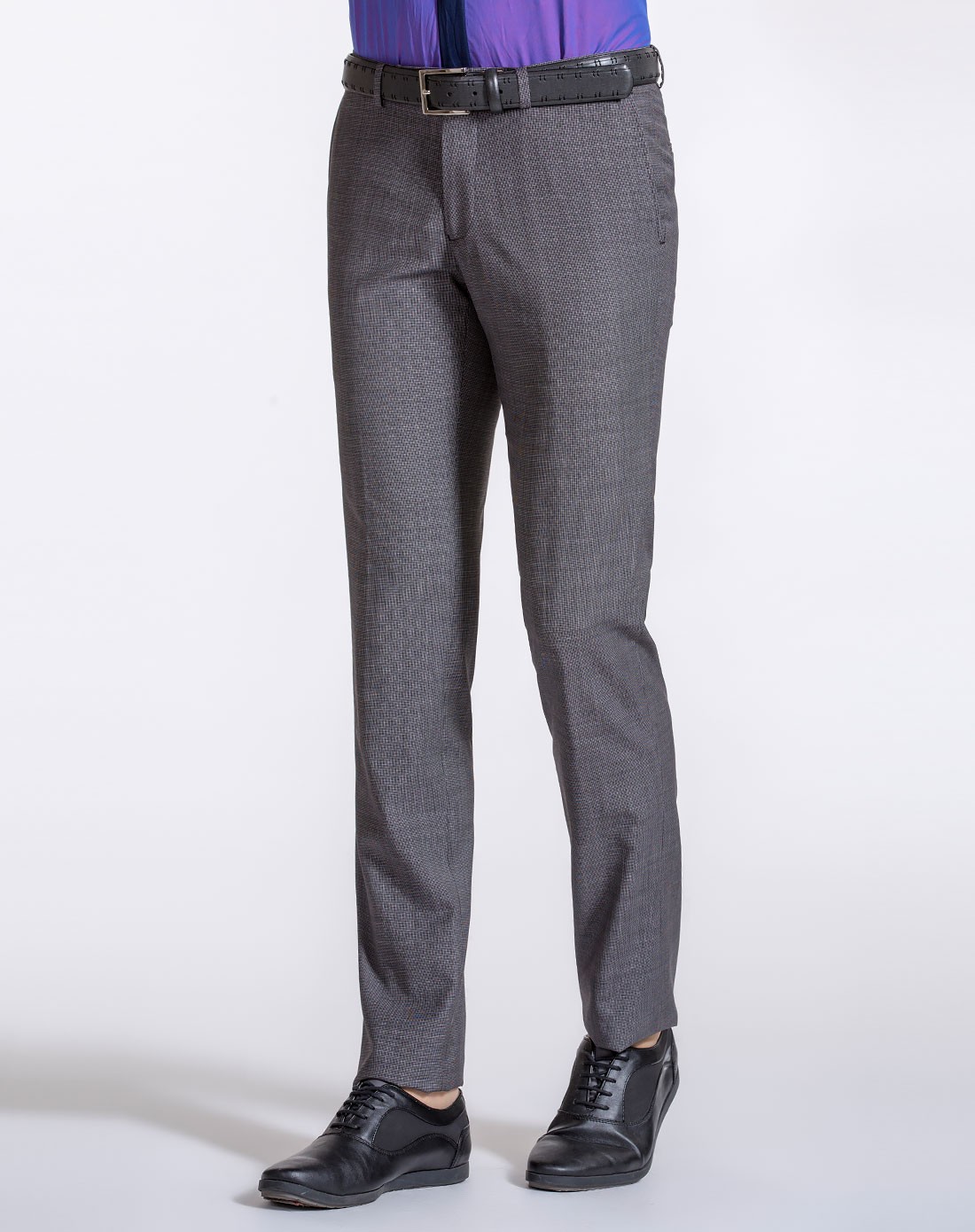 男士商务休闲中灰色西裤