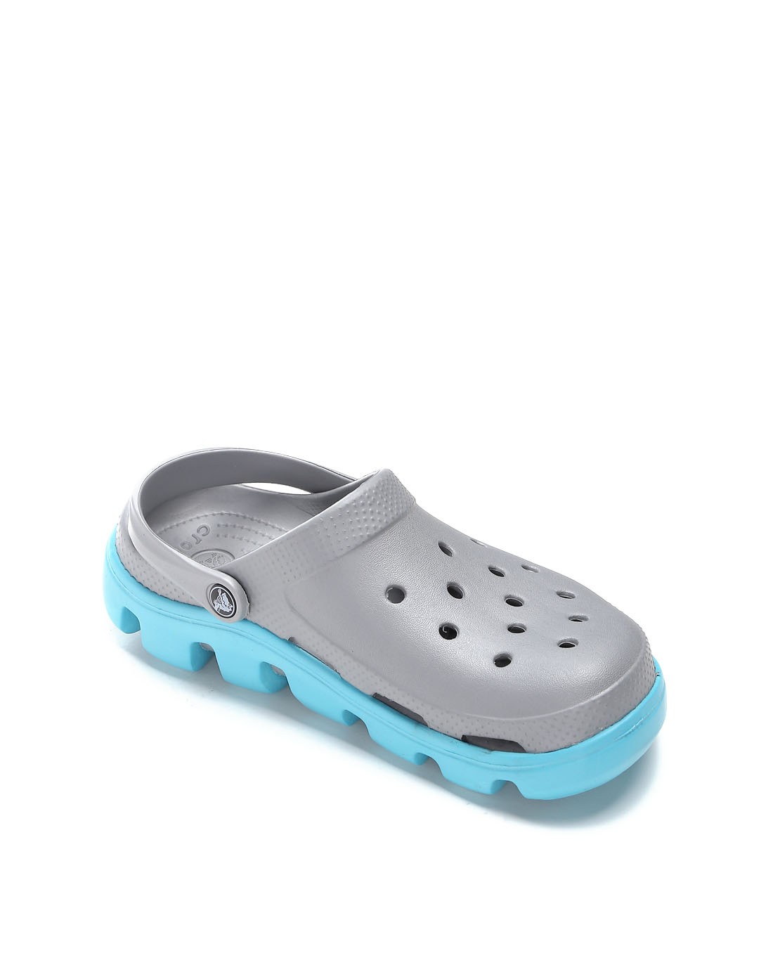 中性银/水绿色运动迪特洞洞鞋