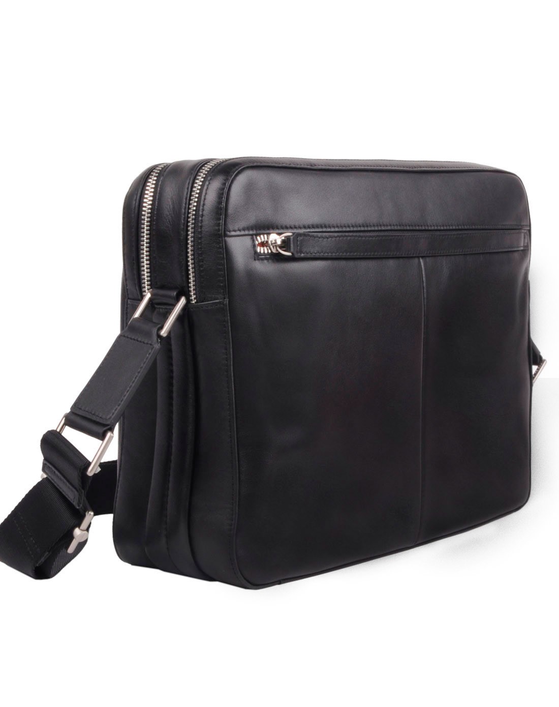 希伯莱thelebre黑色时尚商务横身斜挎包tn290301ax_唯品会