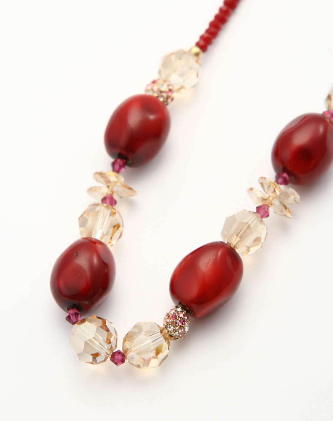 emmr饰品专场-红色时尚珊瑚石项链