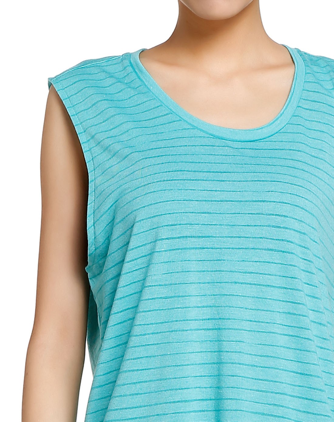 快速排汗 女款绿色背心 训练系列