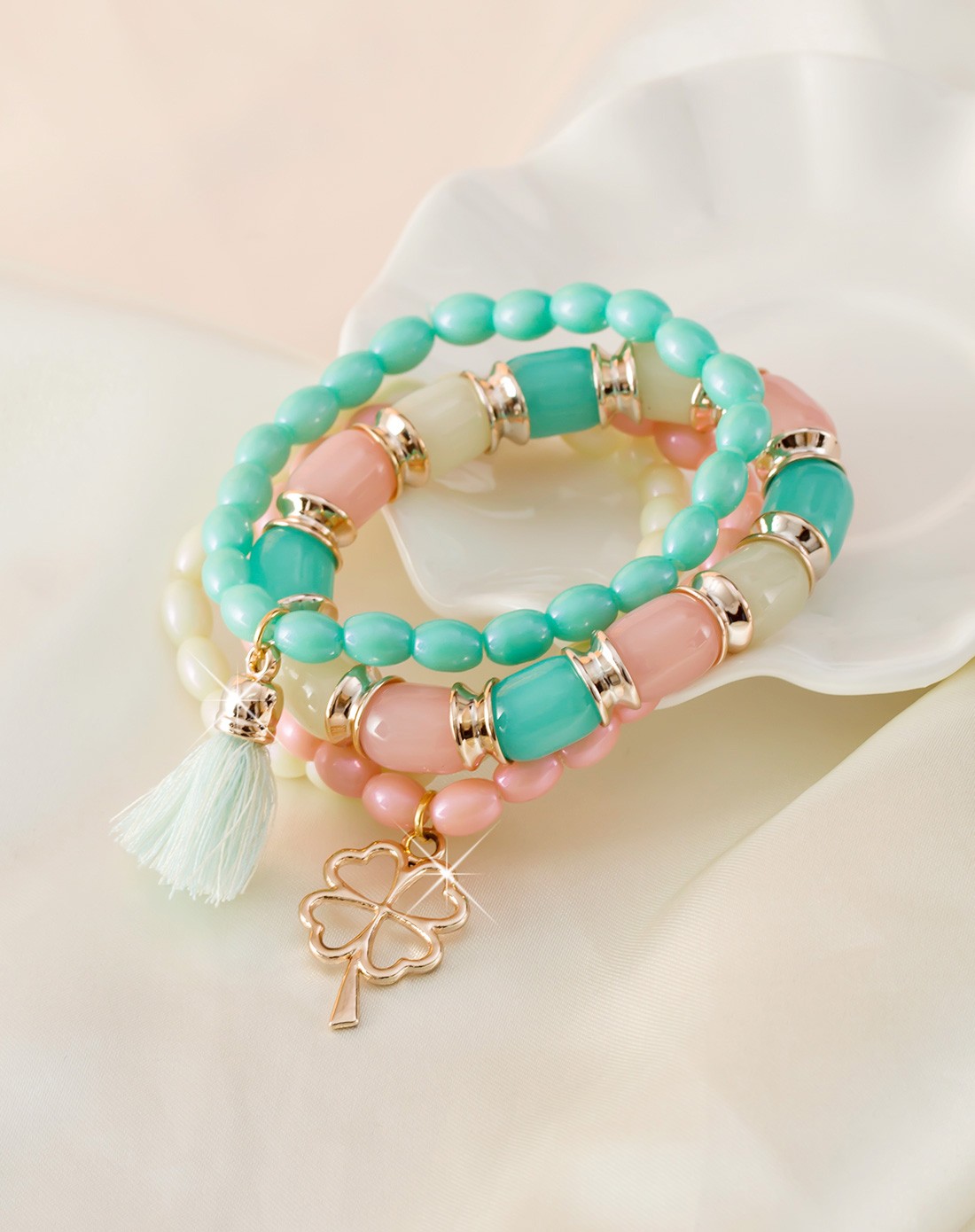 dorlan配饰专场琴韵珠串多层手链wt010984_唯品会