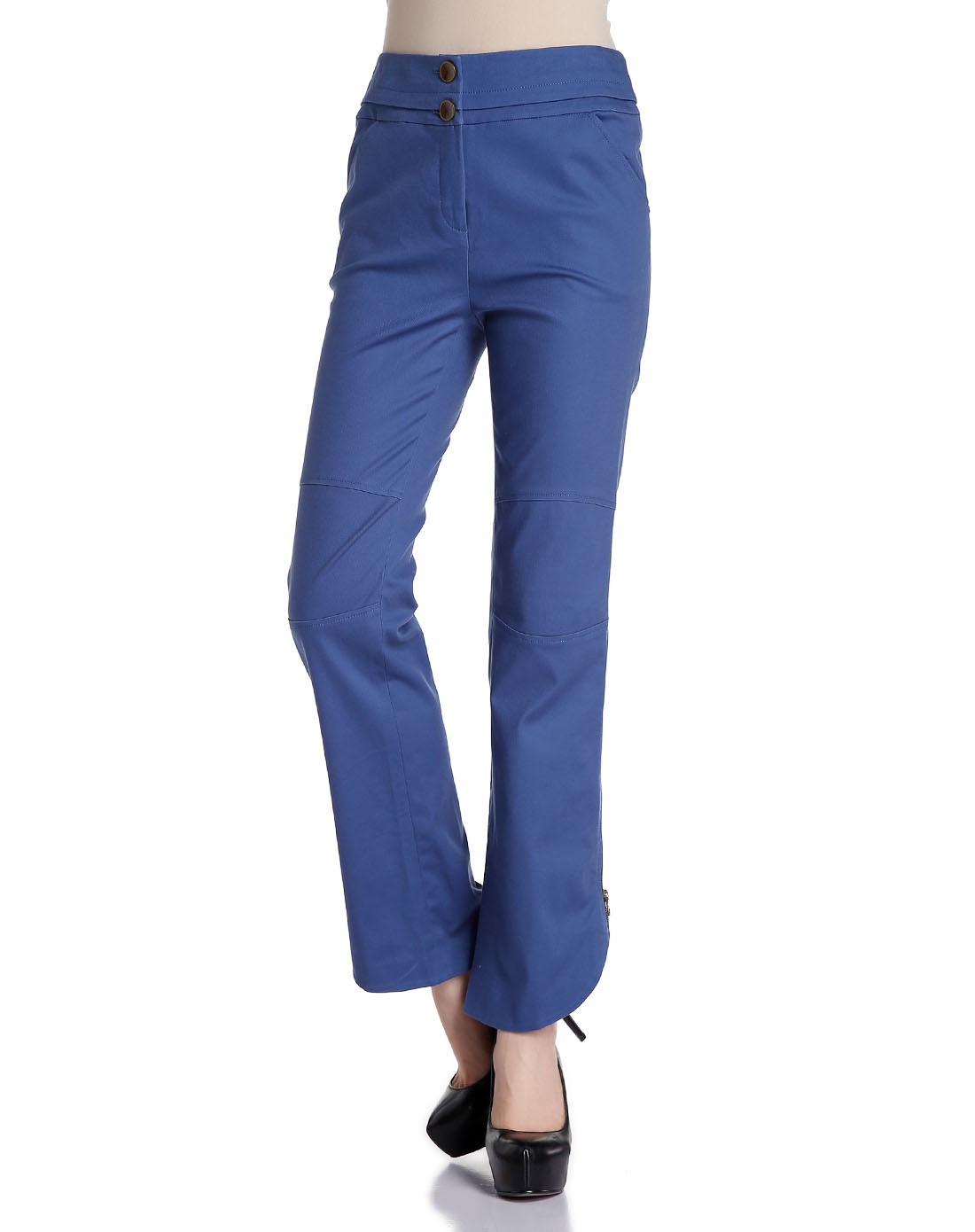 co蓝色摩登个性休闲长裤x12d511502_唯品会