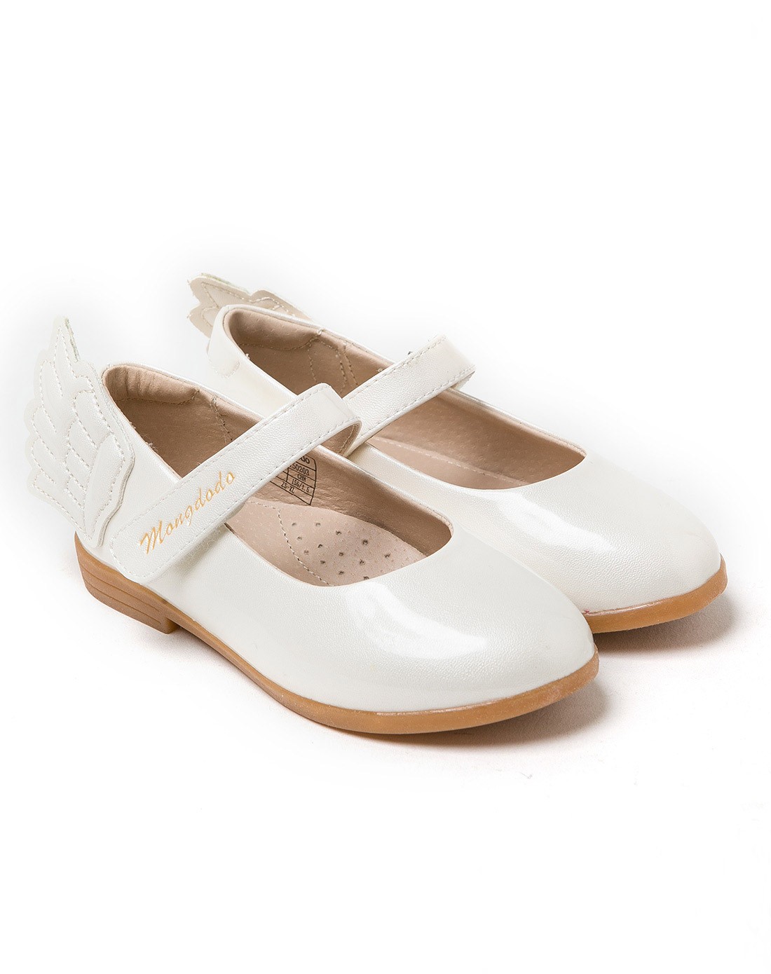 女童个性时尚白色时尚公主单鞋