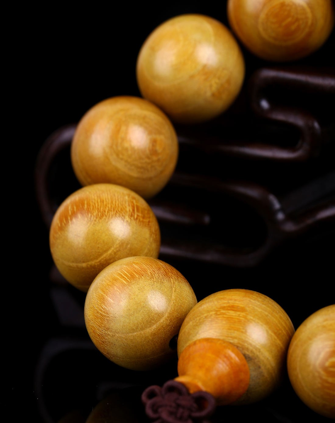 【独家】富贵吉祥黄金木手串