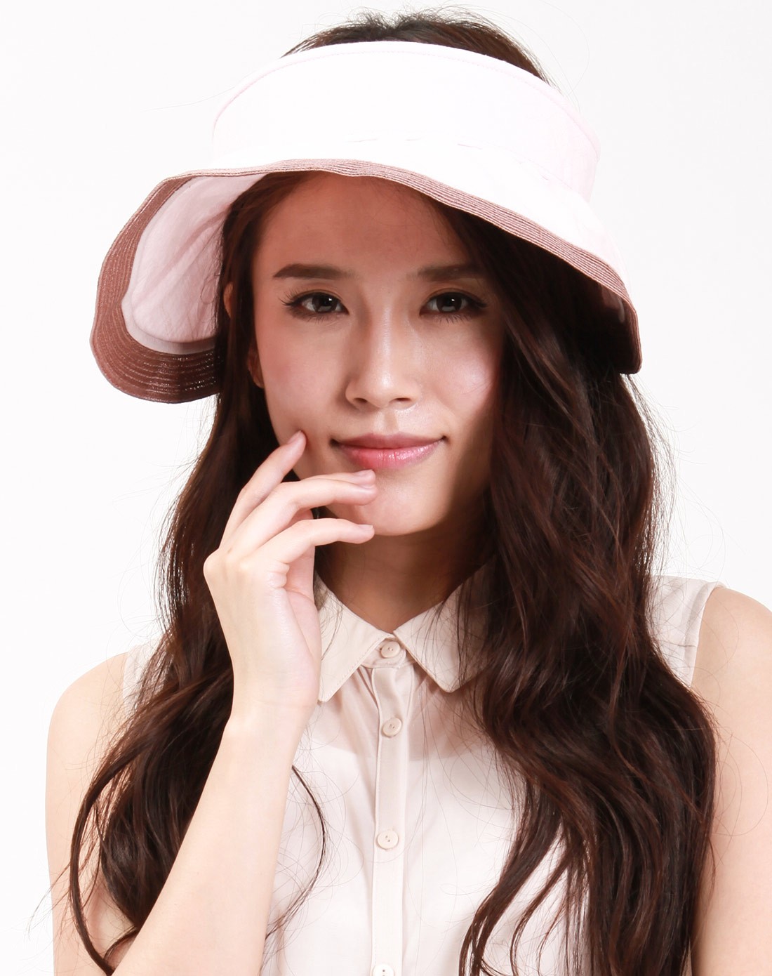 春夏新款女士淑女防晒遮阳可折叠太阳帽