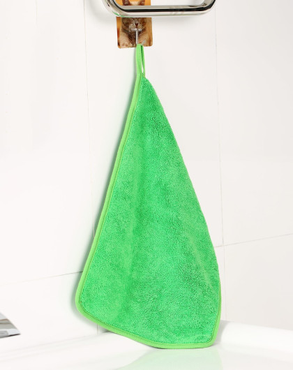 绿色吸水速干擦手巾2条装