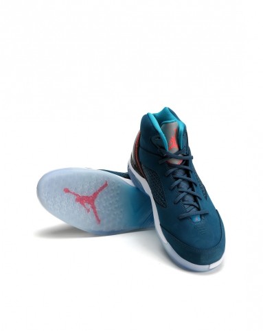 缓震气垫 男款太空蓝色高帮篮球鞋 经典aj系列