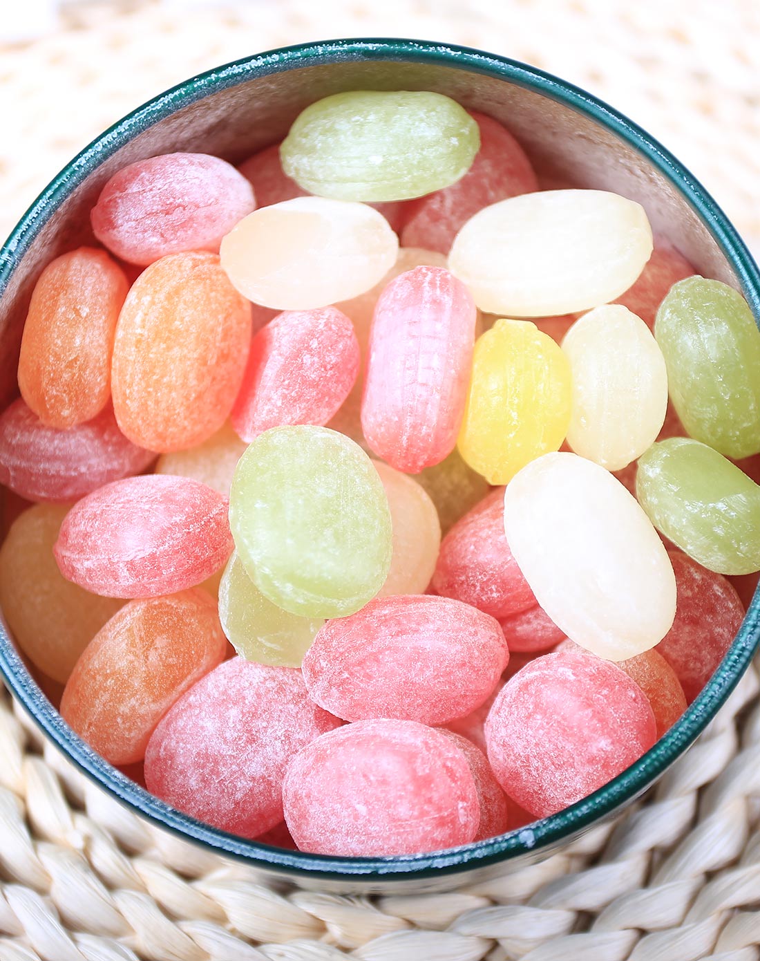 嘉云 糖绿罐热带水果味糖果2盒装共400g