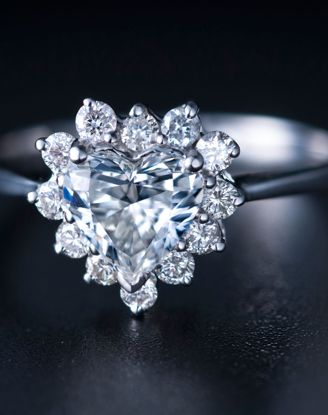 白18k金40.8分fg色钻石女戒指