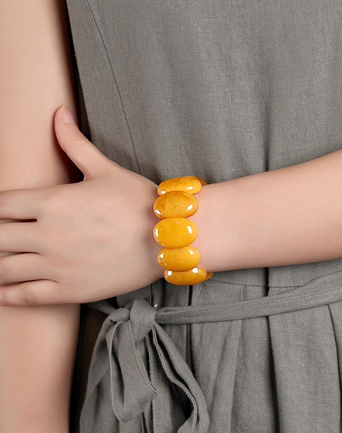 独家发售 天然琥珀老蜜蜡手牌27mm-28mm