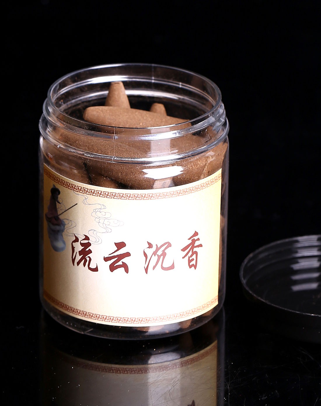 【首发】流云沉香塔香75g(倒流香)