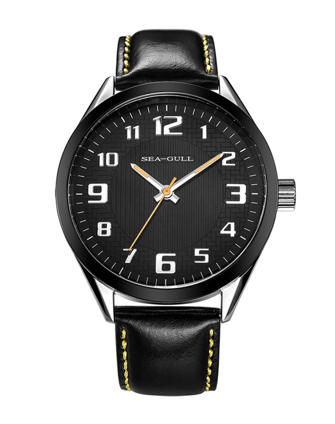 海鸥sea-gull新款时尚真皮防水石英男表2000000e50811_唯品会