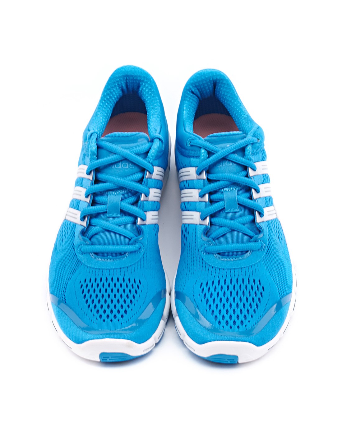 adidas时尚运动鞋新品专场轻盈透气 女款蓝色训练鞋 训练系列g97258