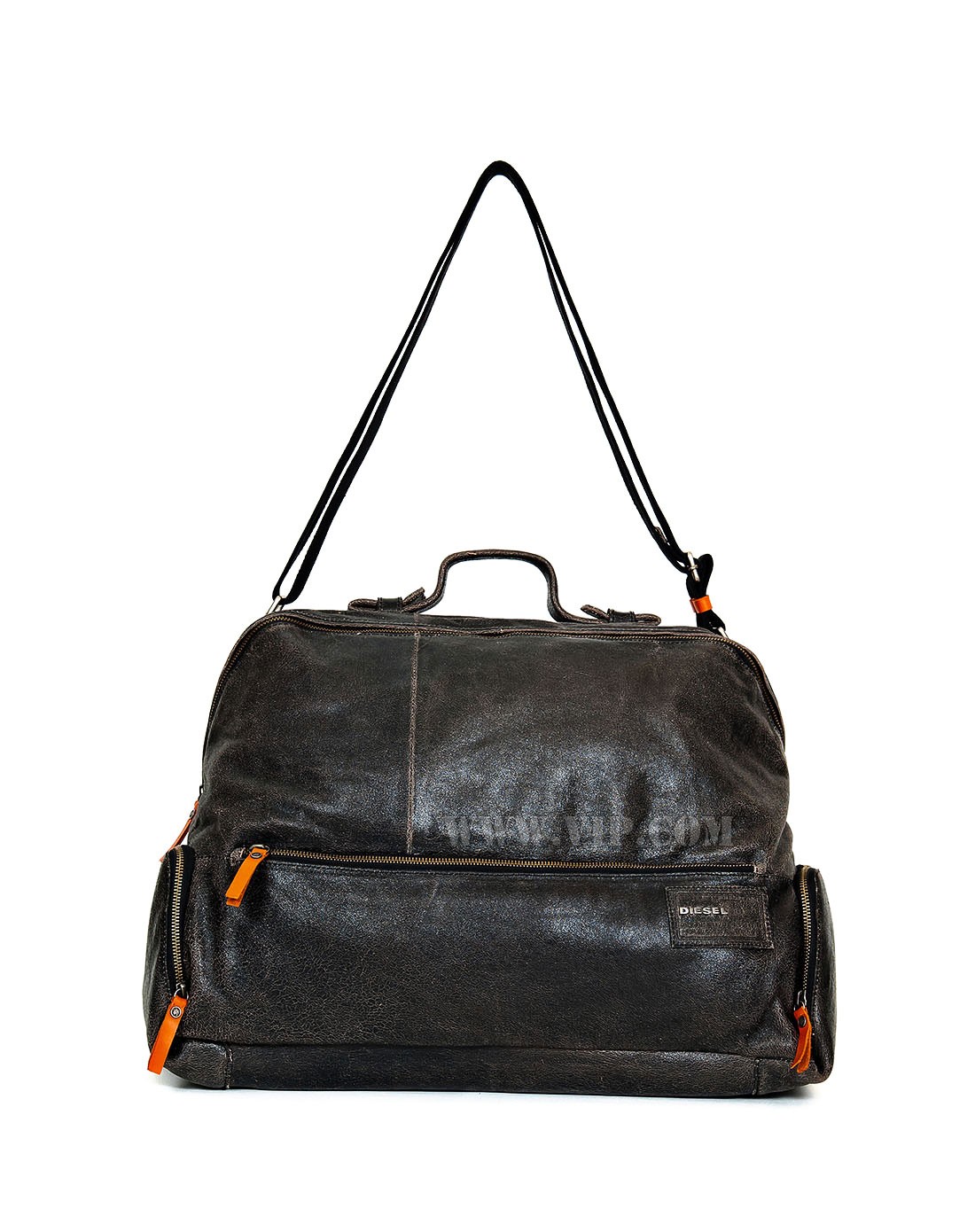 diesel包包专场 > diesel男款裂纹效果单肩/斜挎包手提包
