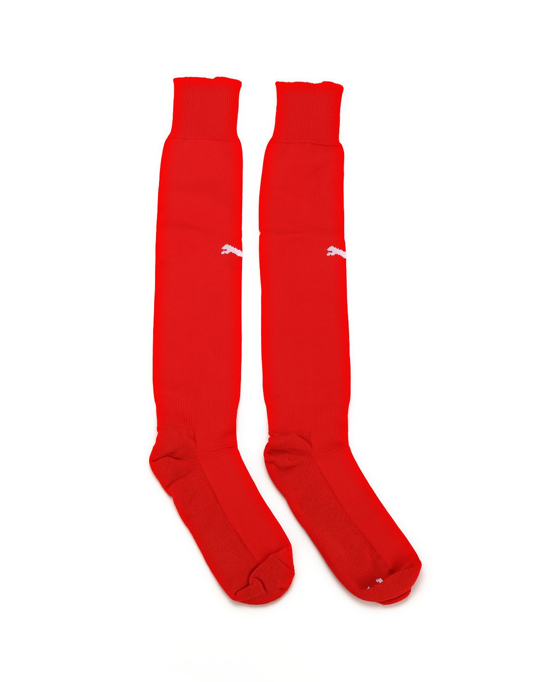 简洁透气 男款红色长筒足球袜 足球系列