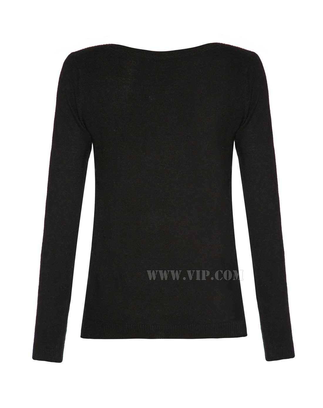 iska黑色舒适休闲长袖上衣ra486black_唯品会