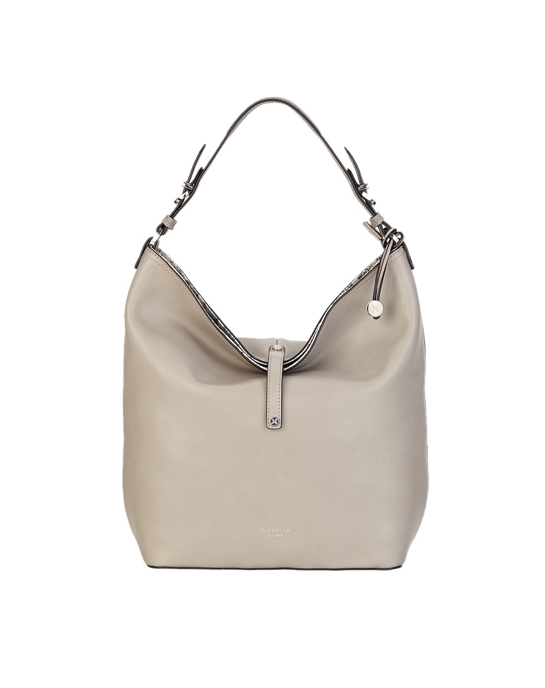 nina灰白色肩背包