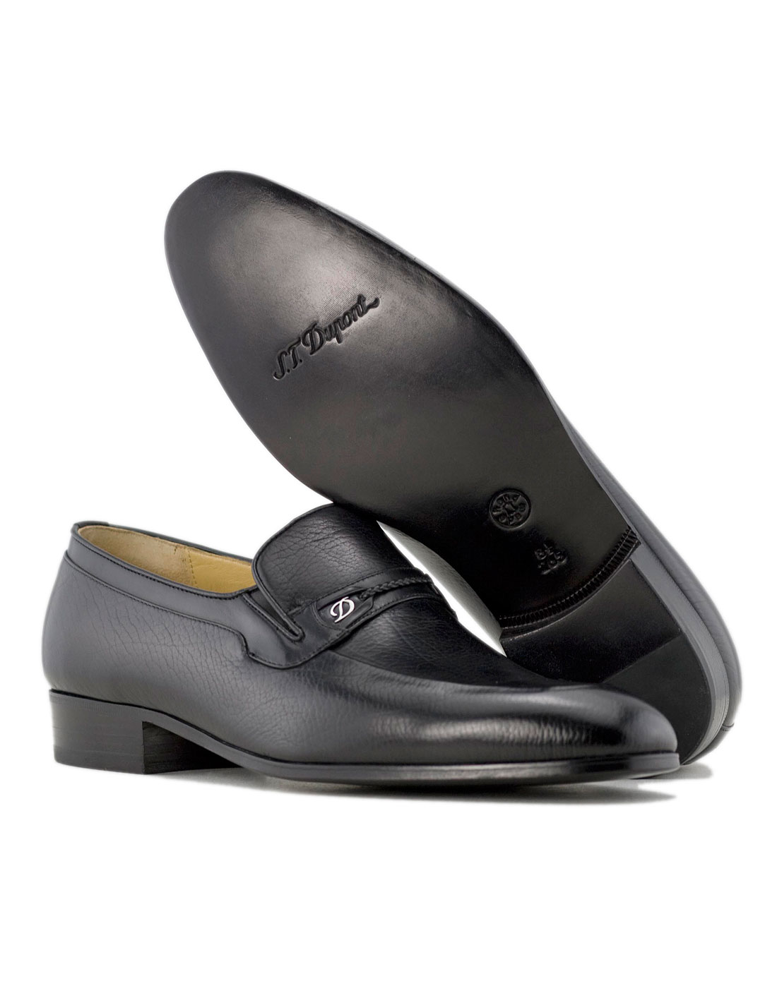 都彭s.t.dupont男鞋专场-男款黑色商务正装皮鞋