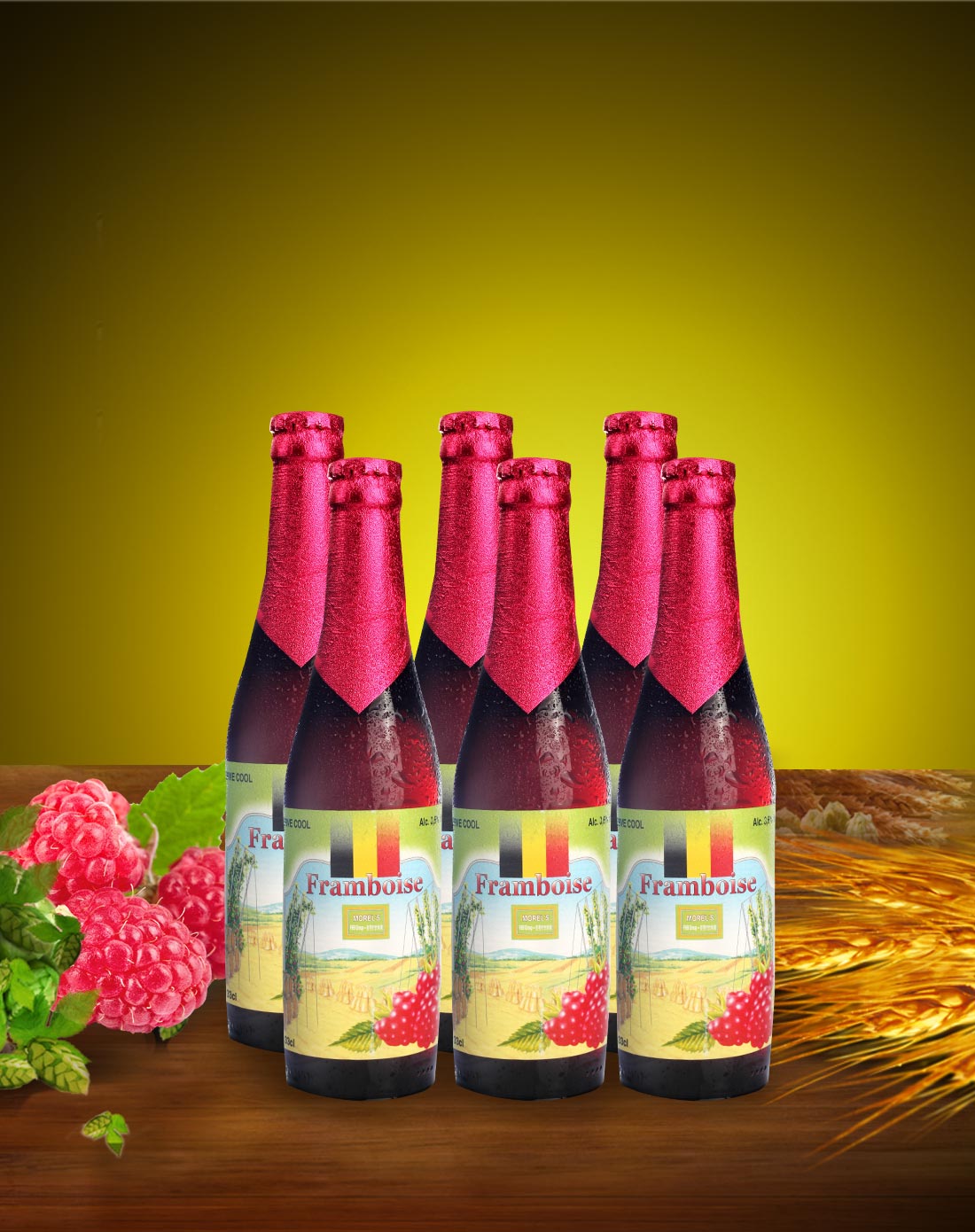 [适合女士]莫劳山莓啤酒330ml*6瓶