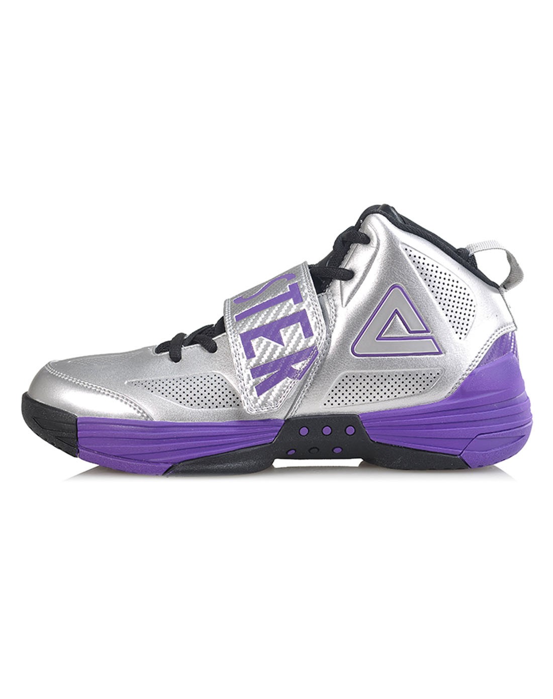 匹克 炫酷耐磨 男款银色专业篮球鞋 速鹰一代