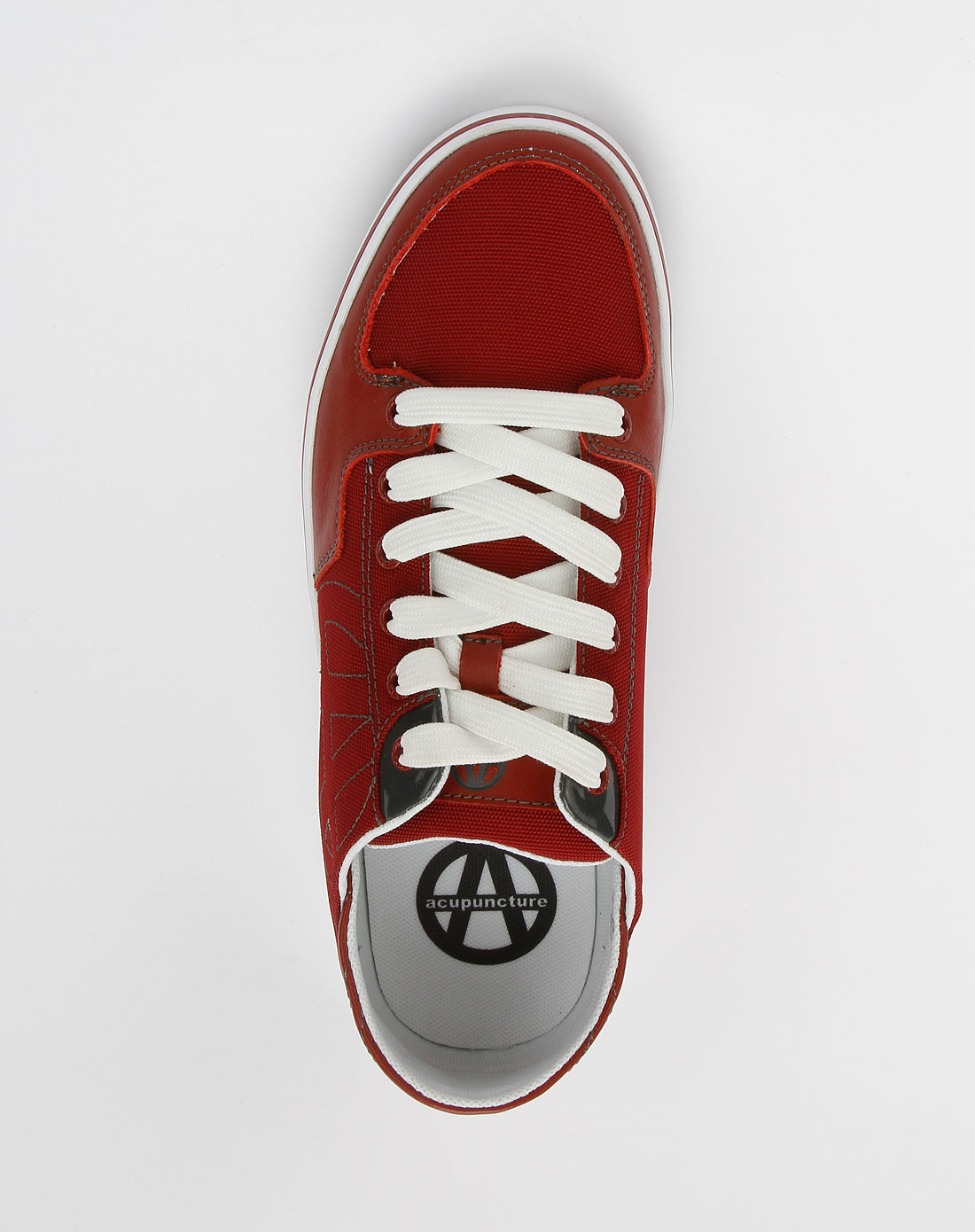 爱克佩特acupuncture男女鞋混合专场-中性酒红色绑带时尚休闲鞋