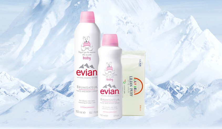 舒缓补水 婴儿美肌喷雾家庭装 ,肌肤全能水,天然矿物质水,温和补水