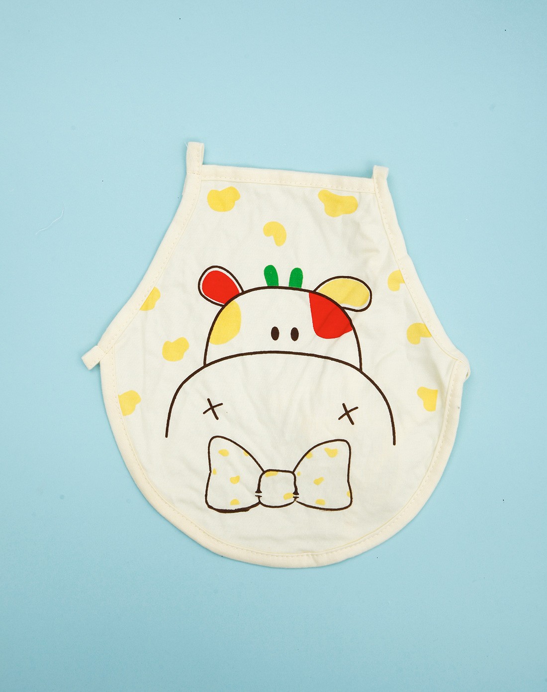 可爱卡通奥戴尔纯棉肚兜(黄色小牛)