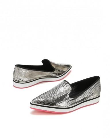 玖熙nine west 银/多色时尚休闲鞋子