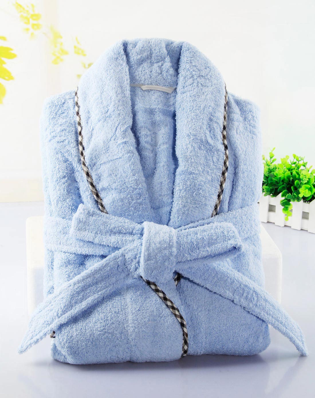 纯棉精致浴衣*蓝色