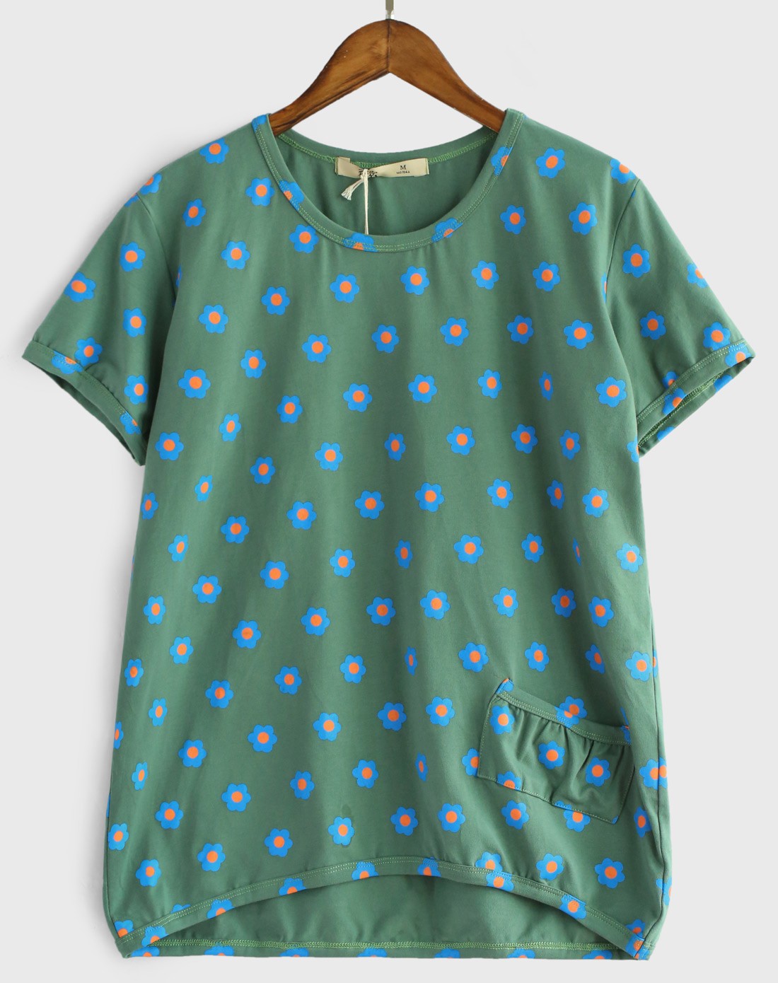 唇齿 印花针织t恤