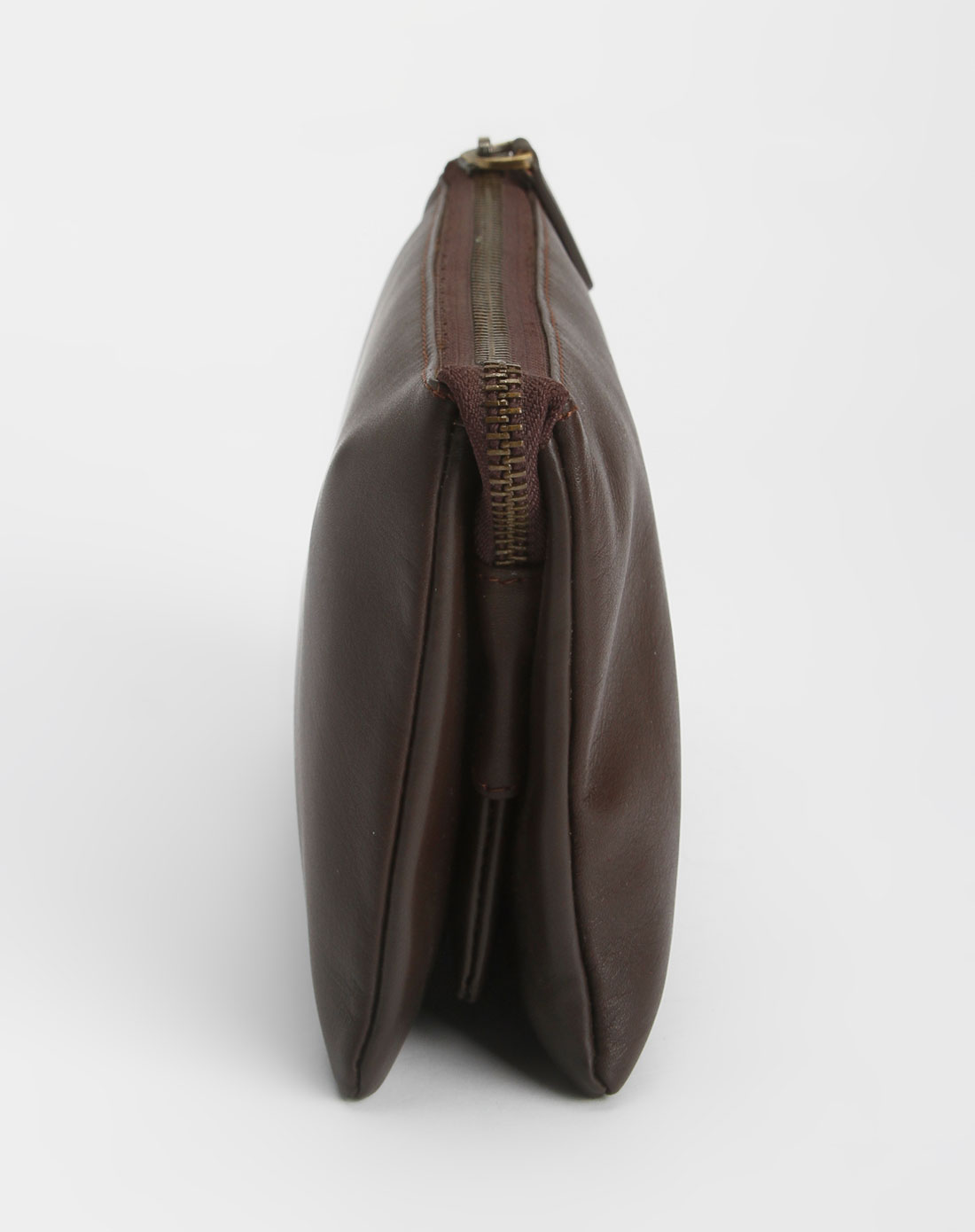 名仕mister-皮具专场-啡色实用牛皮手抓包