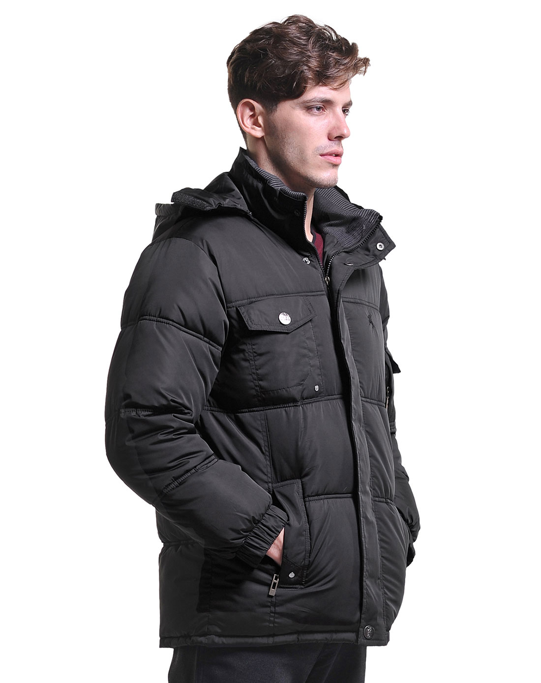 保罗威特polo villae男装专场-男款深兰棉袄