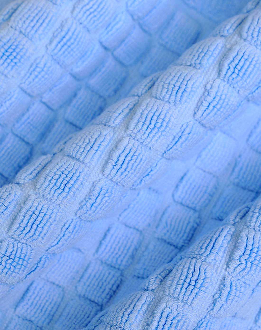 【特惠】高档加厚纯棉提花地巾-浅蓝