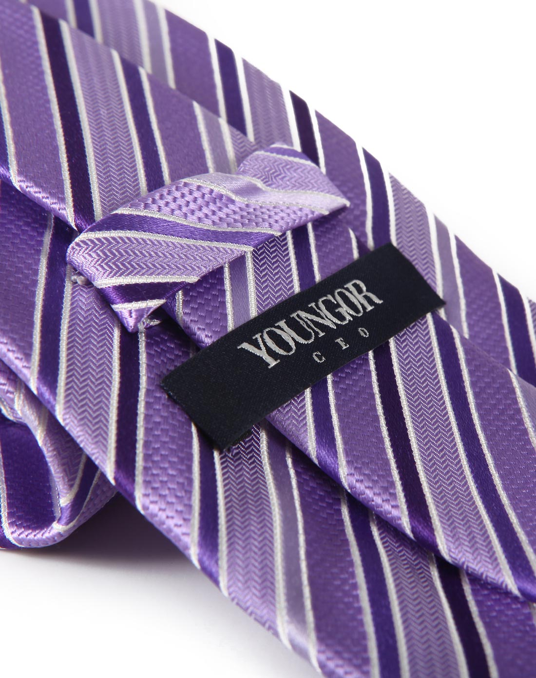 雅戈尔youngor浅紫条纹桑蚕丝领带yl3511yb71257-331_唯品会