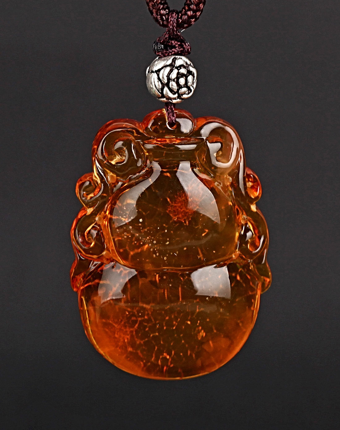 独家发售 百宝葫芦 天然琥珀金珀吊坠