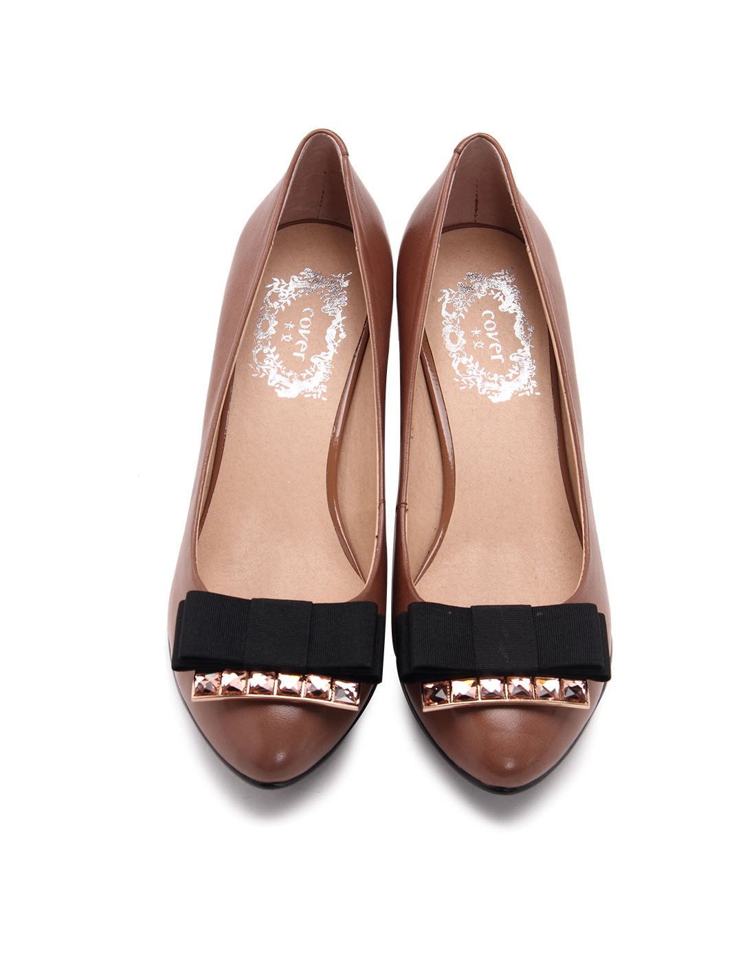 哈森harson集团品牌女鞋卡文女款豆沙色羊皮浅口单鞋cl49426-032_唯品