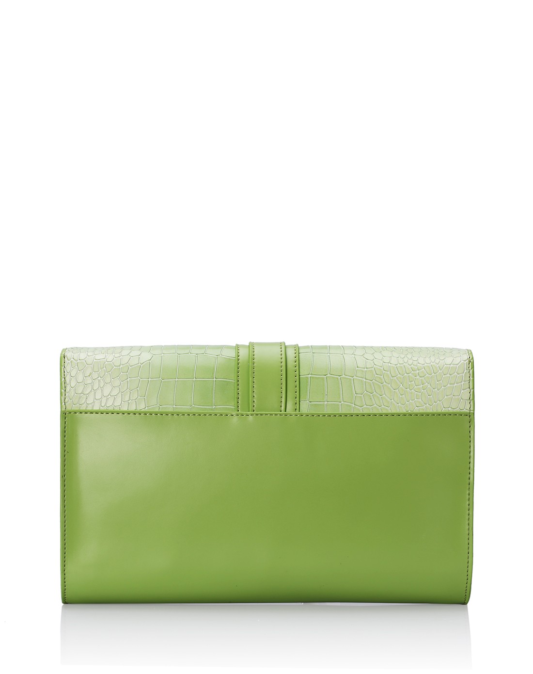 女士浅绿色牛皮时尚单肩斜跨手提包