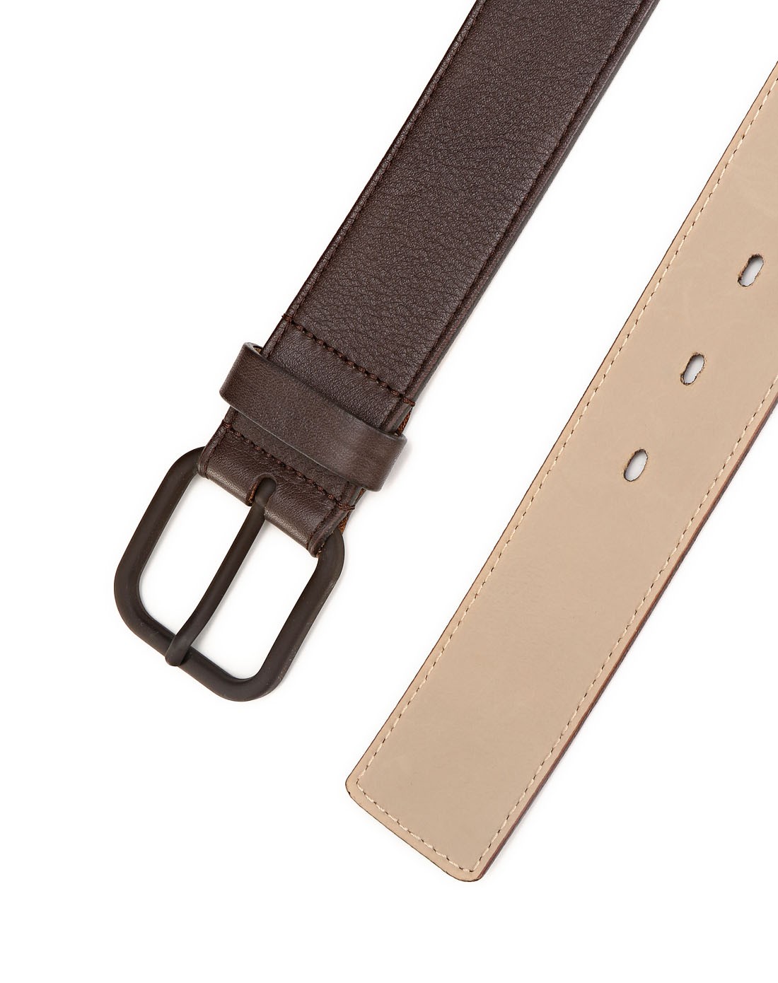 杜鲁萨迪trussardi旗下男女男款啡色欧美风时尚皮带t52dc005j263w