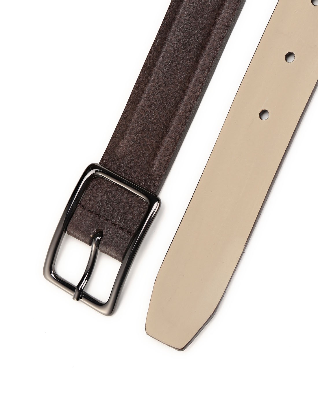 杜鲁萨迪trussardi旗下男女男款深啡色复古个性皮带t72ec004j338w